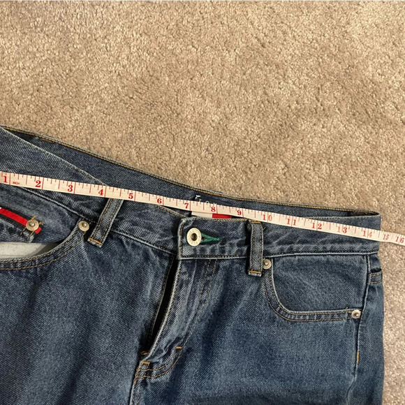 Rare VintageY2K Tommy Jeans||Tommy Hilfiger Patriotic Denim jeans size 5 - Picture 9 of 9